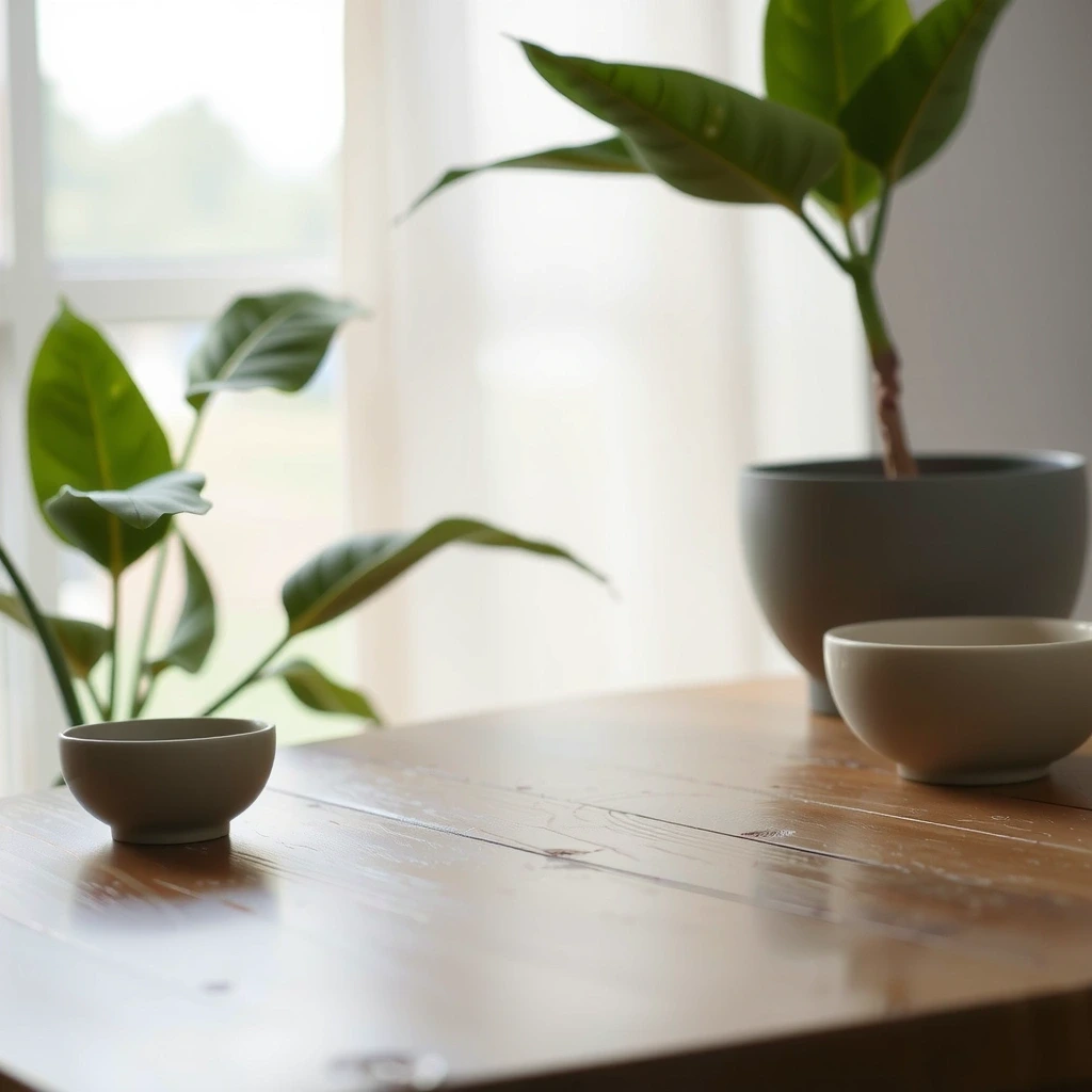 Abstract composition representing balance